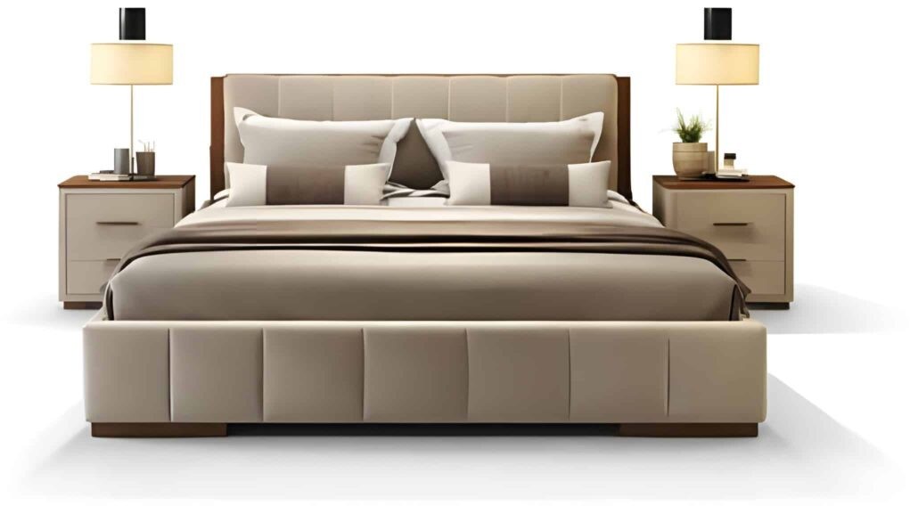 Rira Bed and Nightstand Set