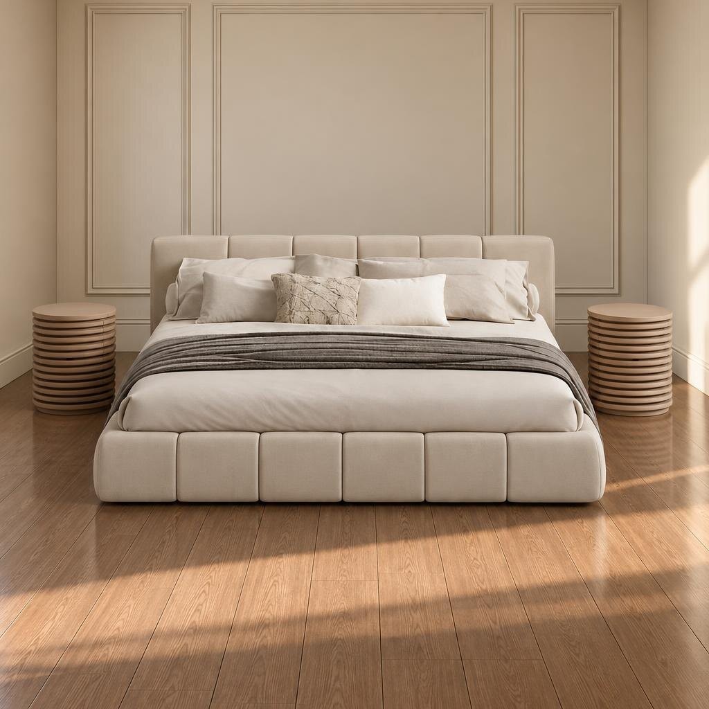 Pelo Bed and Nightstand Set