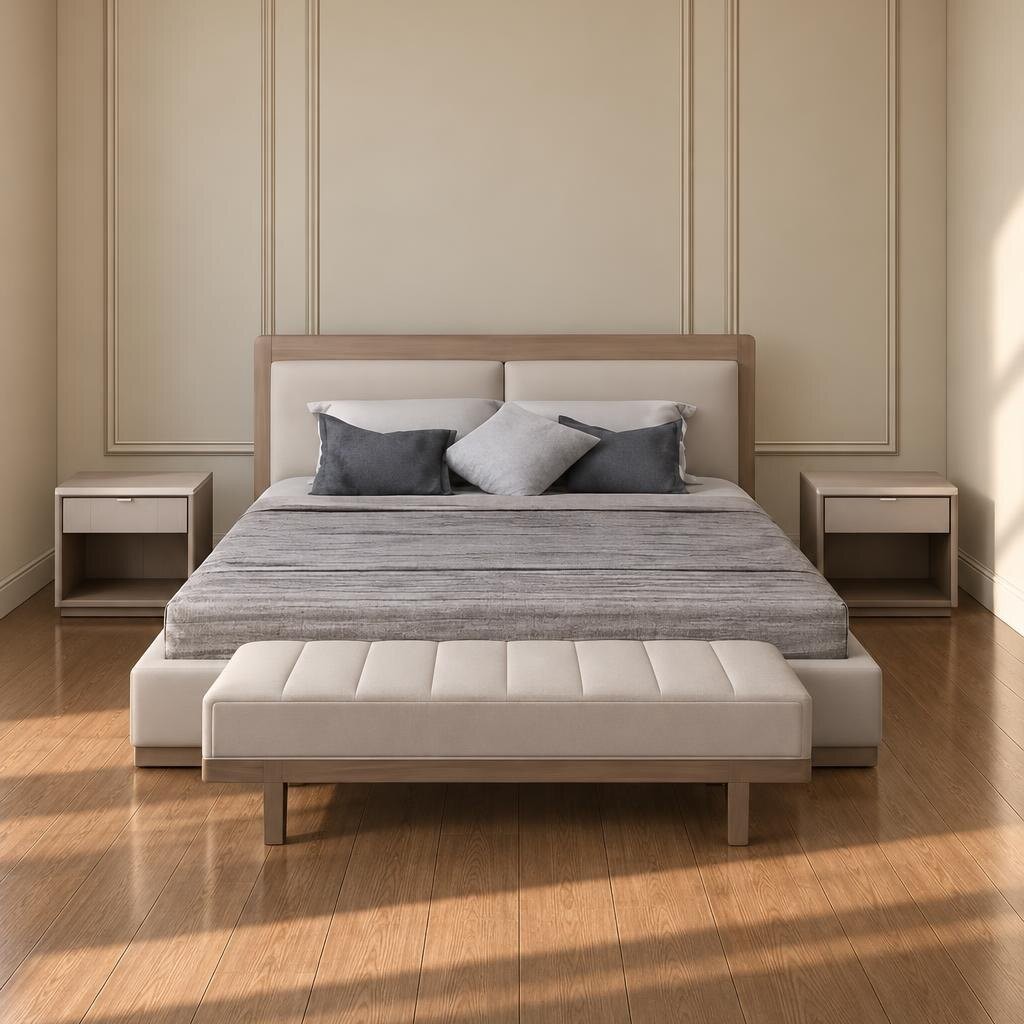 Nori Bed and Nightstand Set