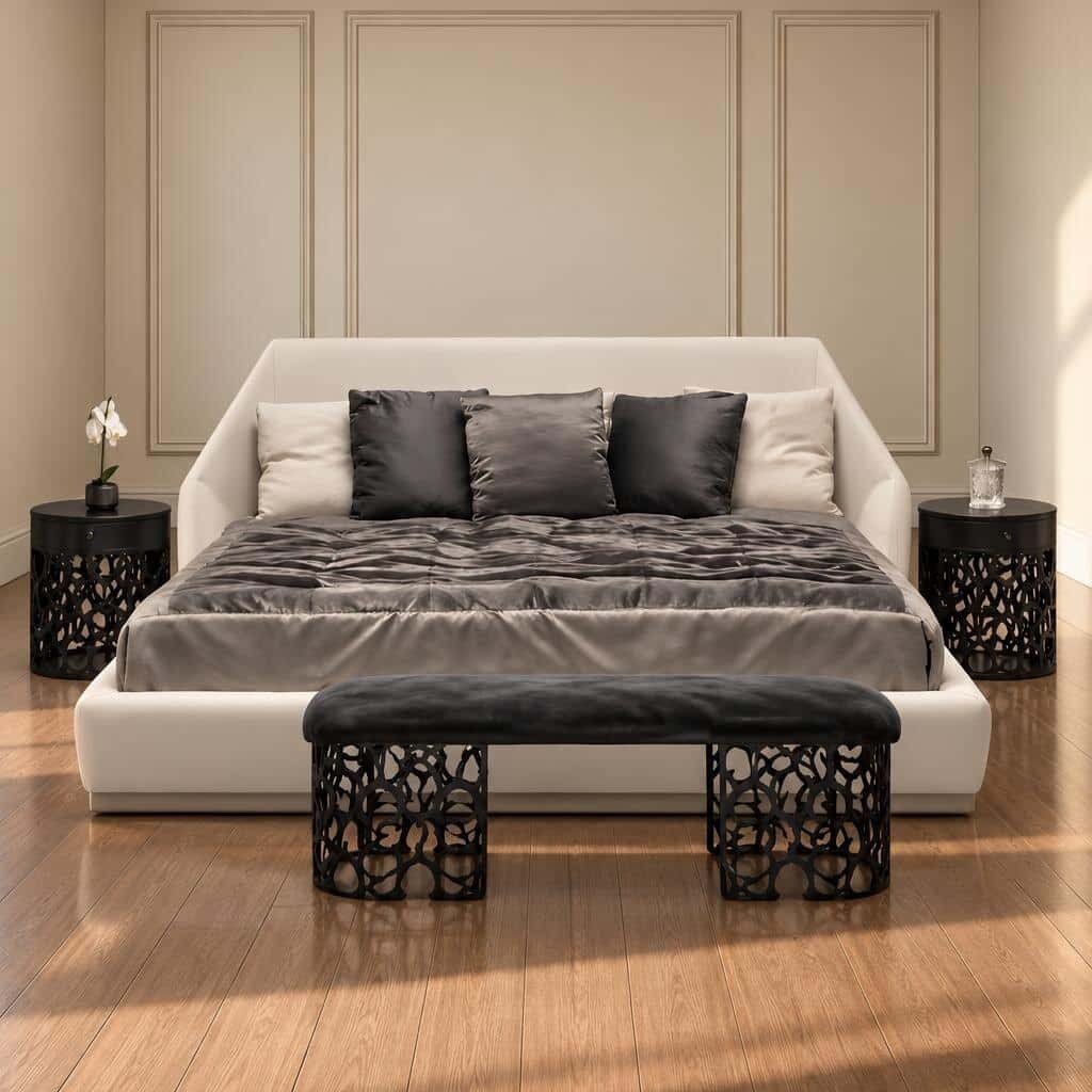 Nora Bed and Nightstand Set