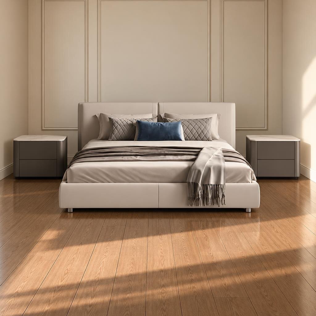 Noah Bed and Nightstand Set