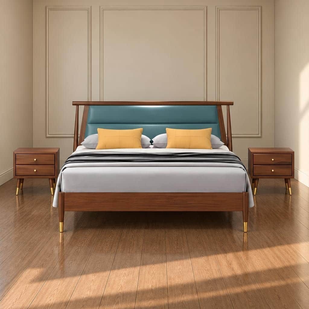 Nira Bed and Nightstand Set