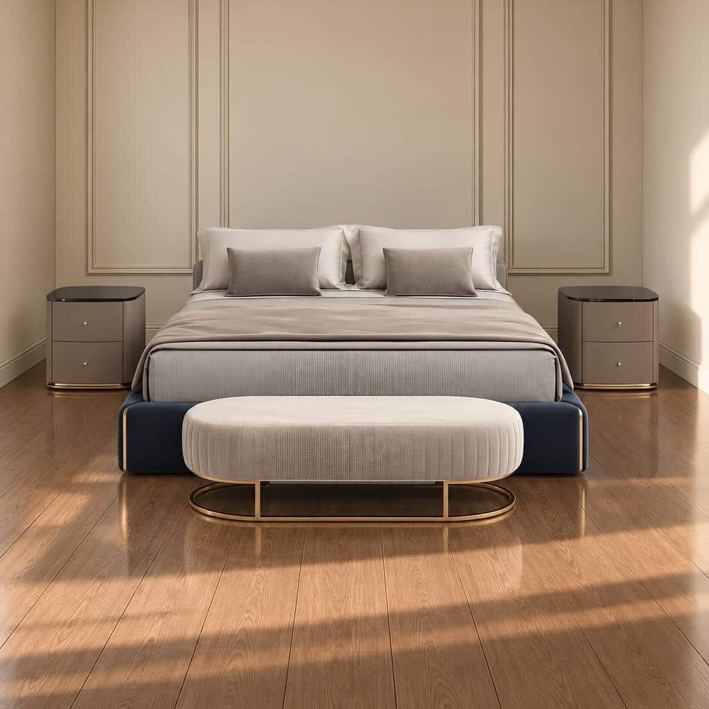 Miri Bed and Nightstand Set