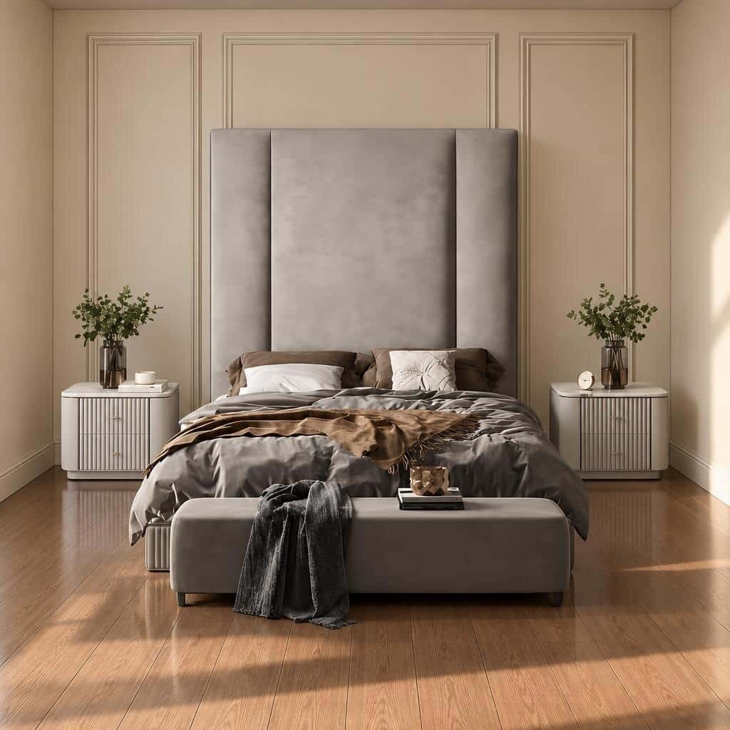 Mina Bed and Nightstand Set