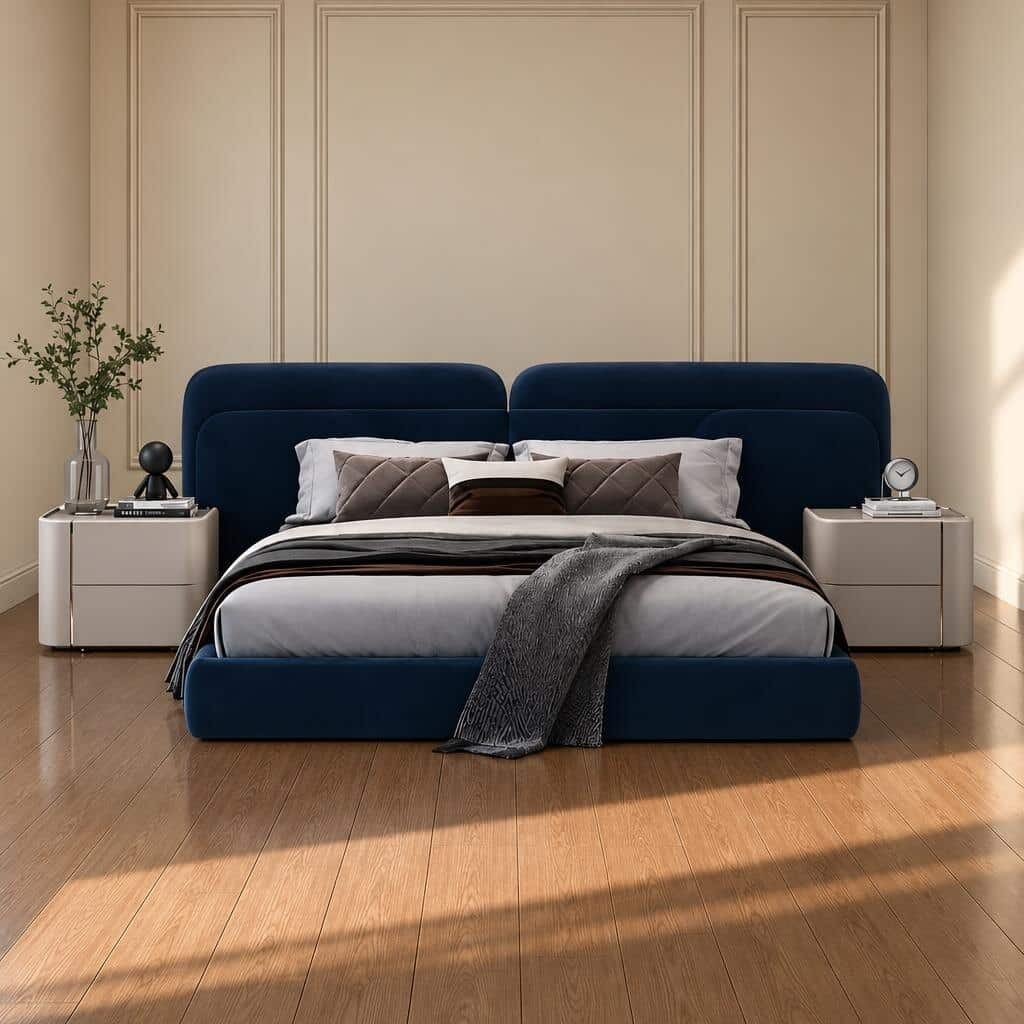Maya Bed and Nightstand Set