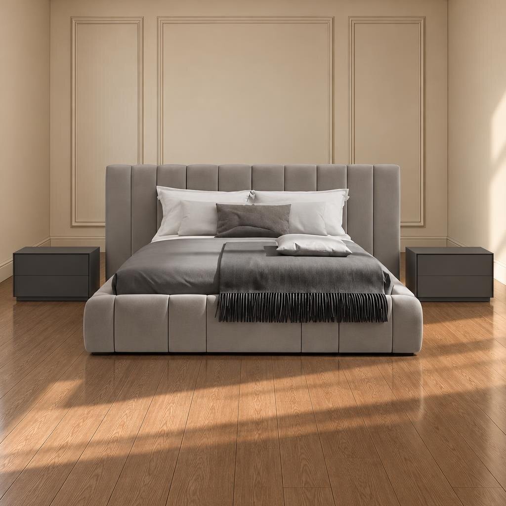 Mara Bed and Nightstand Set