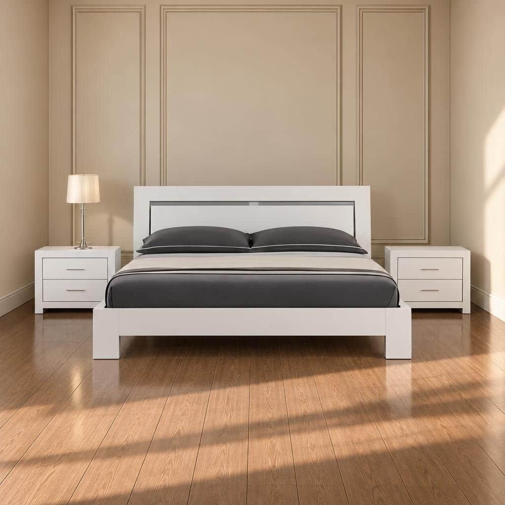 Jaro Bed and Nightstand Set