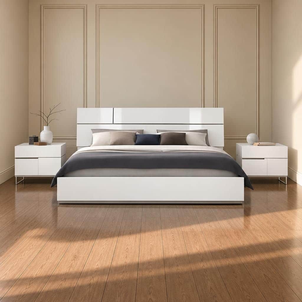 Davia Bed and Nightstand Set