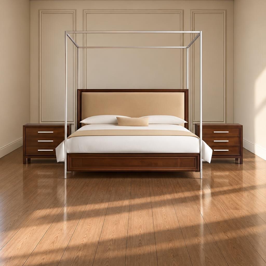 Mena Bed and Nightstand Set