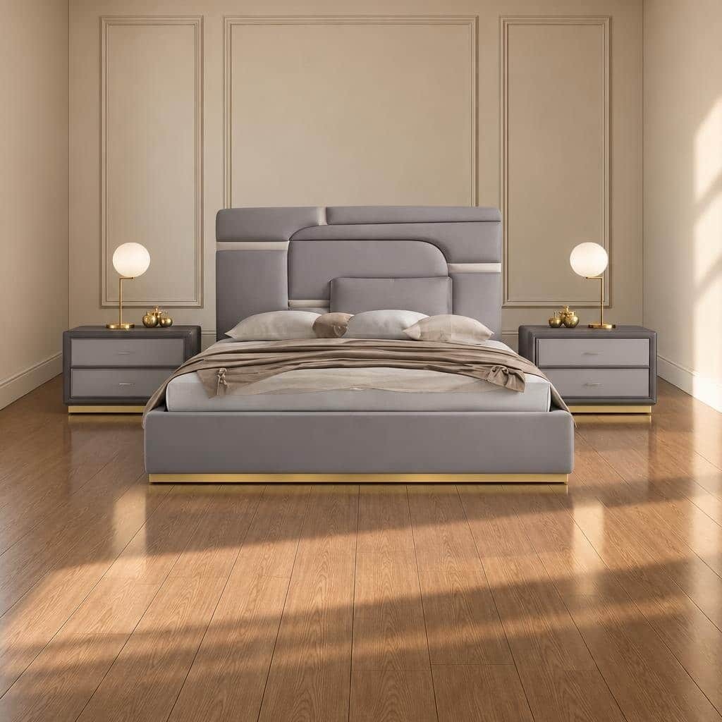Felor Bed and Nightstand Set