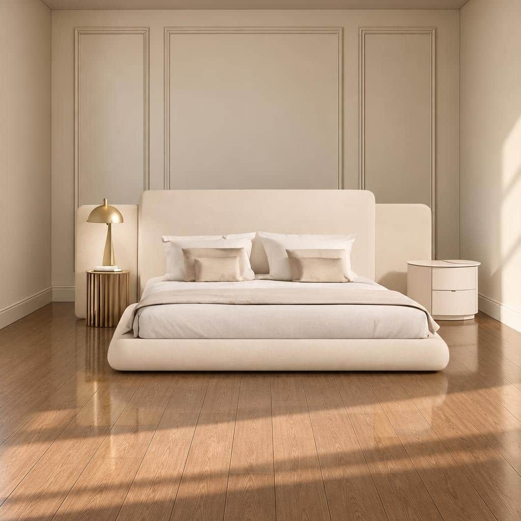 Siro Bed and Nightstand Set