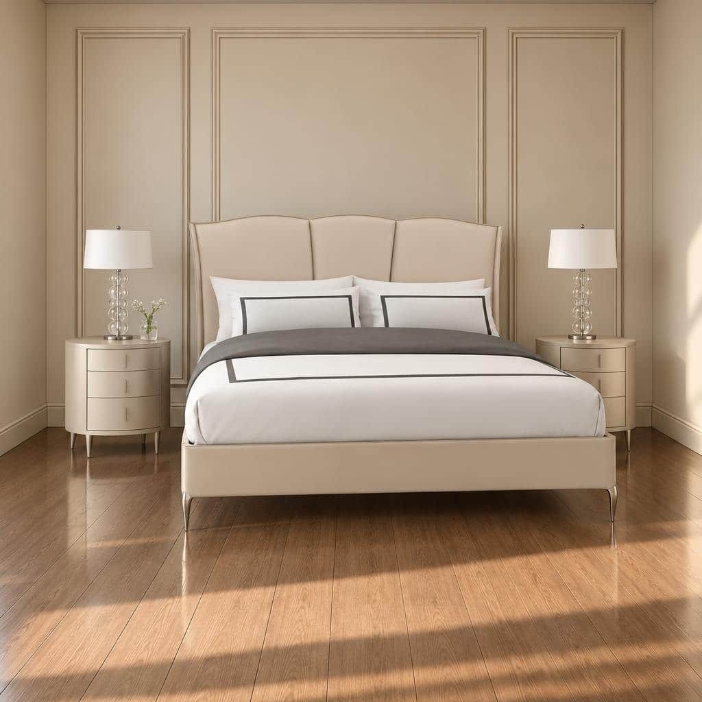 Kavia Bed and Nightstand Set