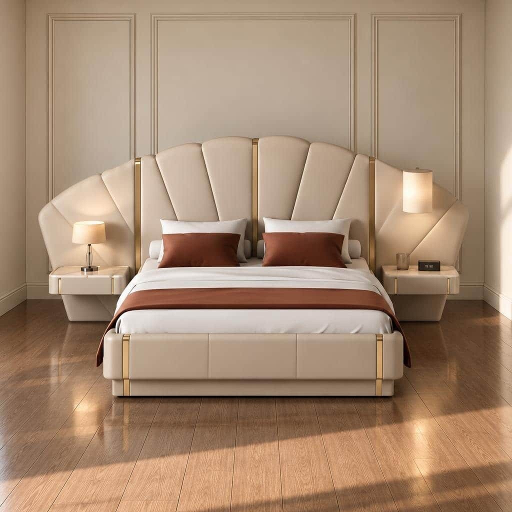 Elar Bed and Nightstand Set