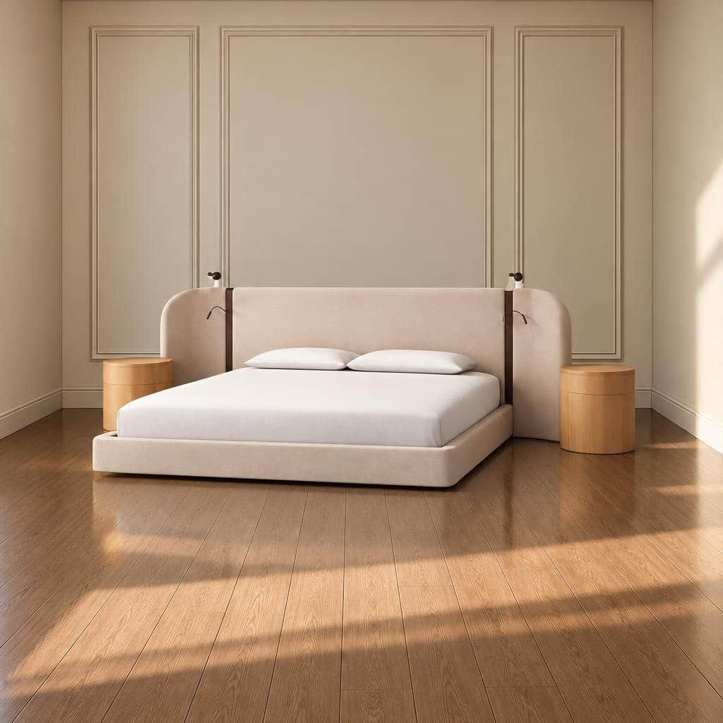 Mora Bed and Nightstand Set