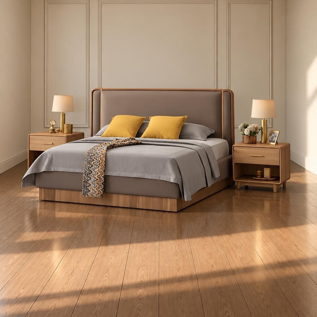 Niro Bed and Nightstand Set