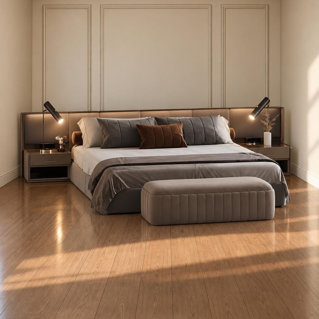 Milo Bed and Nightstand Set