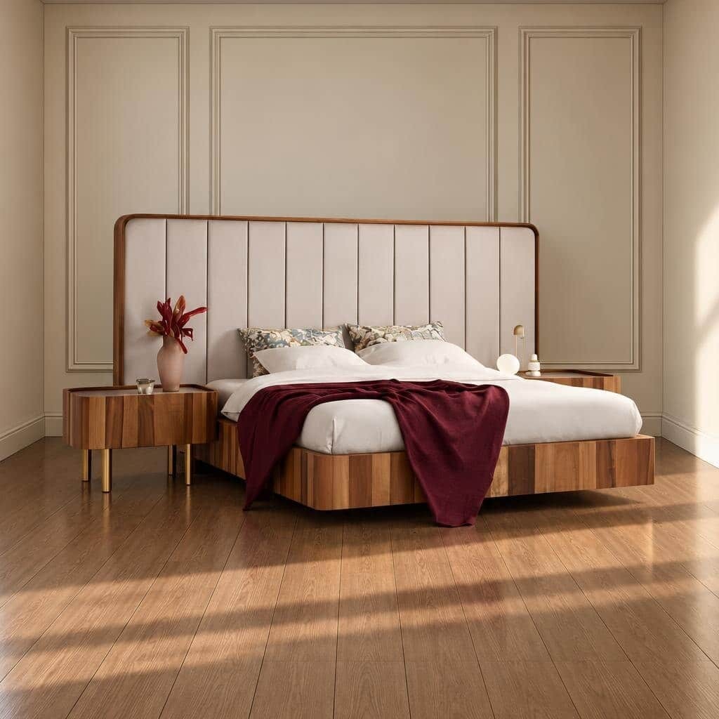 Daro Bed and Nightstand Set