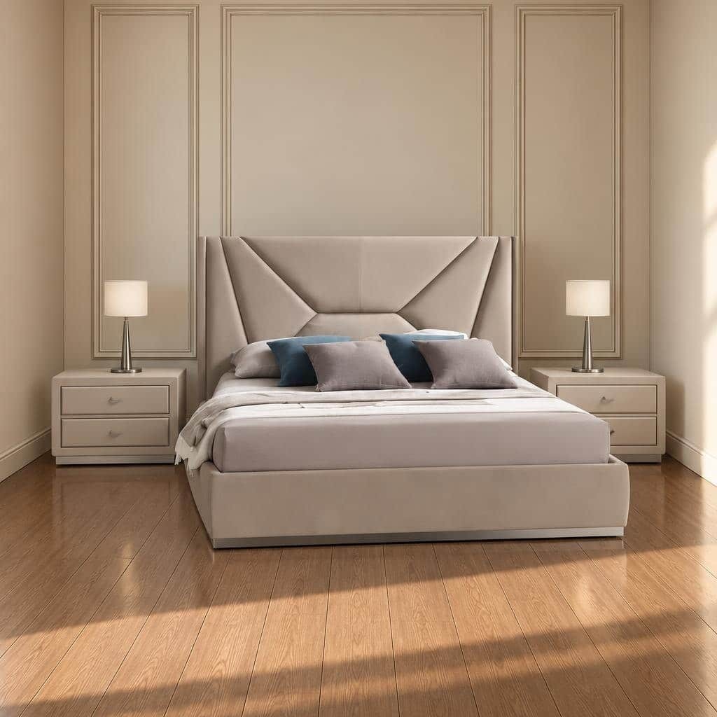 Gelor Bed and Nightstand Set
