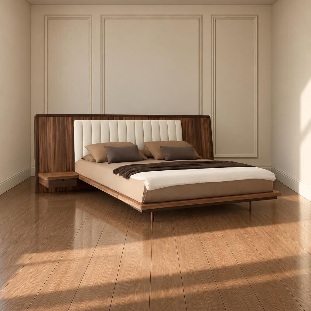 Grena Bed and Nightstand Set