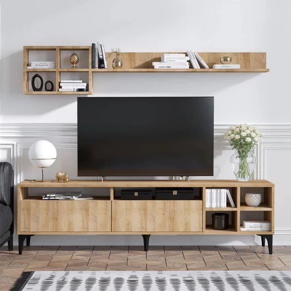 TV Unit, Beige - HI439