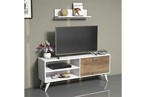 TV Unit, Beige*White - A089