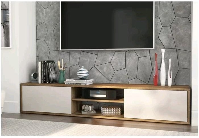 TV Unit, Wooden*White - A016