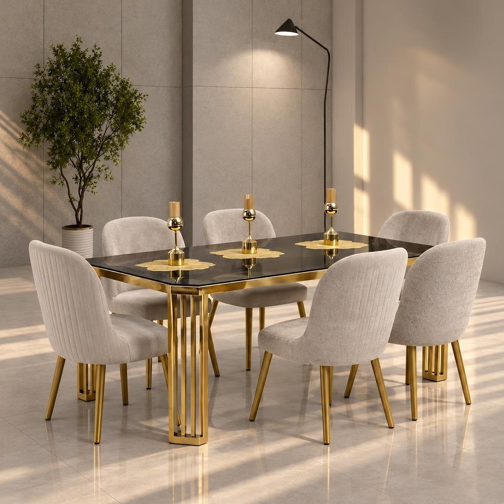 Zora Dining Table and Chairs