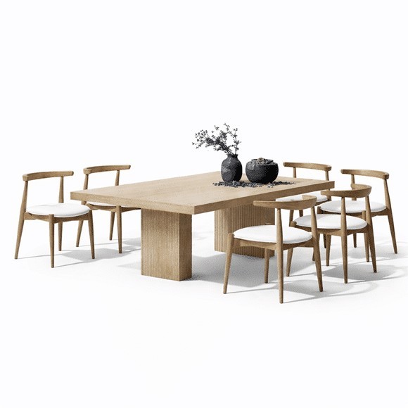 Raya Dining Table and Chairs