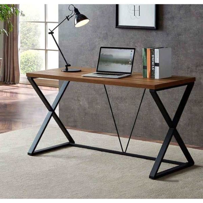 Black Metal Desk- 120cm - cal.off.04