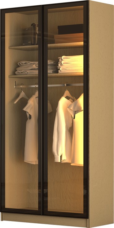 وحده دريسينج 100سم ( 2رف + شماعه )