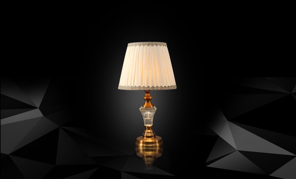 T6059 - CRYSTAL - E27 اباجورة شابو
