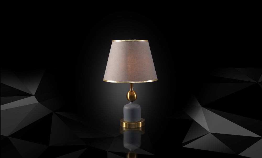 T6064 - GY - E27 - اباجورة شابو