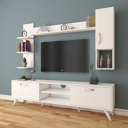 ترابيزة تليفزيون مع وحدة عرض 40×180سم - SHR187