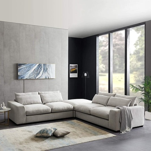 ركنة خشب زان طبيعي 240×240سم - ألوان متعددة - DECO1