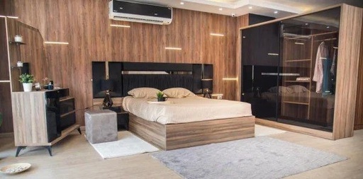 Bedroom 5 pieces, wooden*black - URL 50
