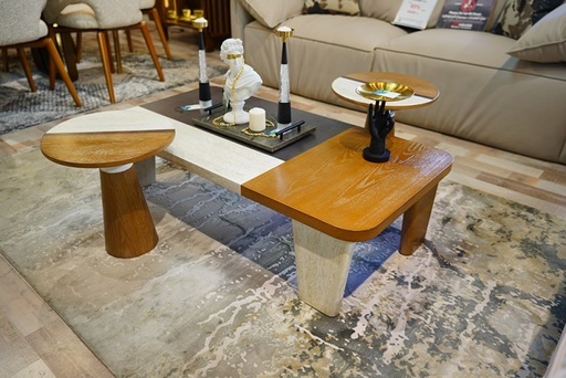 Louran coffee table set, three pieces, art-190
