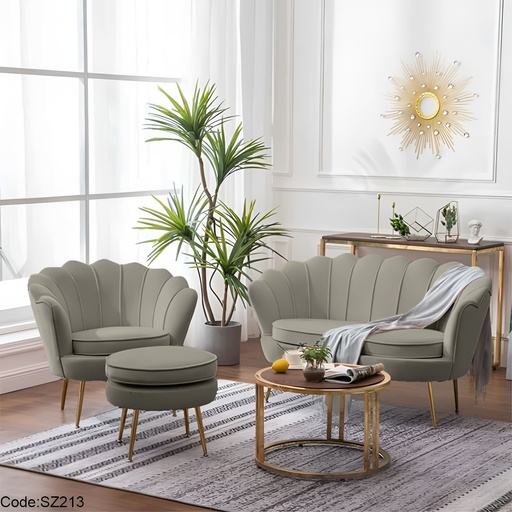 انتريه بيج 3 قطع قطيفة – SZ213