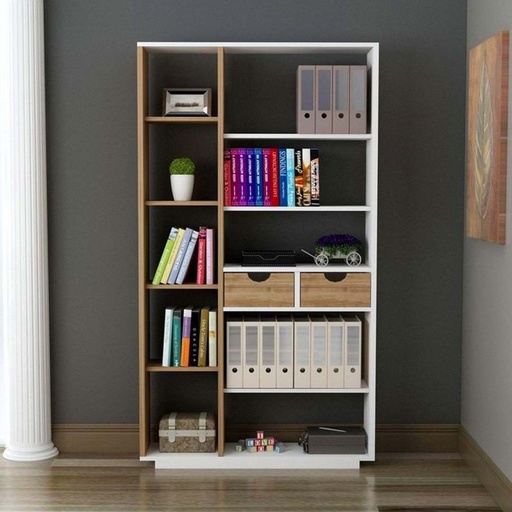 مكتبة خشب MDF مودرن – SZM01