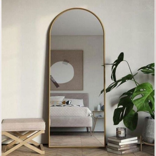 Standing Mirror, gold - M2