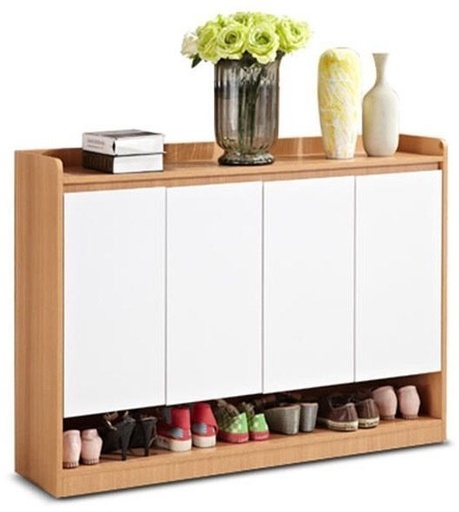 Shoe Rack, White*Beige - A115