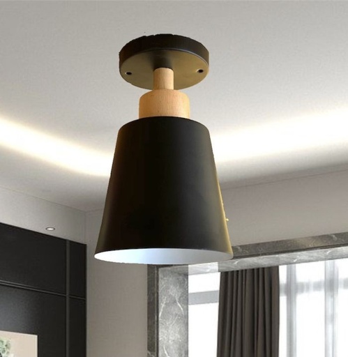 Ceiling lamp 20*20 cm - black