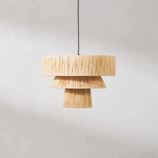 Toshka pendant light - light brown - 13016Raf