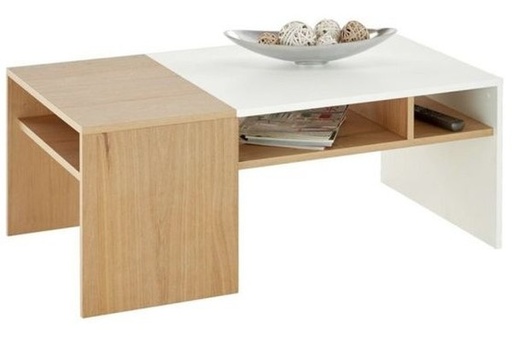 Coffee Table, Wooden/White - lt004