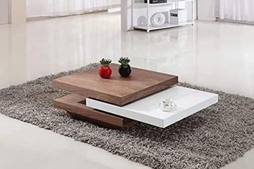 Coffee Table, White*Brown - BRT63