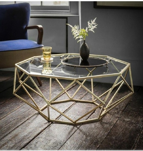 Coffee table, Gold - RT1049