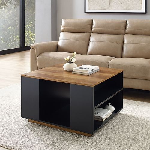 Coffee Table, Black/Brown - Lt018