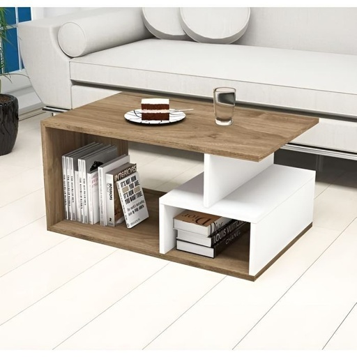 Coffee Table, White*Brown - EGAH05