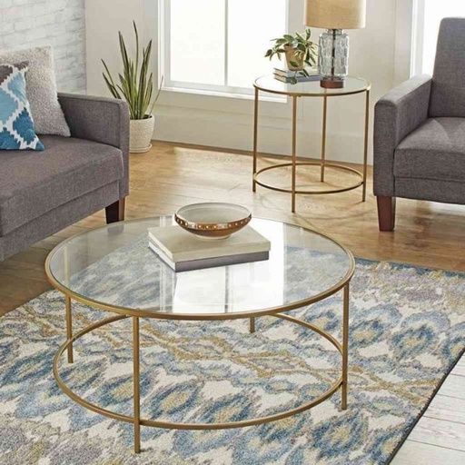 Coffee Table, Gold - st155