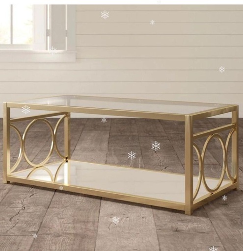 Coffee table, Gold - RT1043