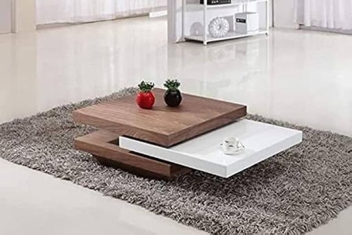 Coffee Table, White*Brown - TART-T18